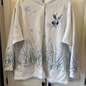 Playboy Bunny vintage Floral  Sweatshirt